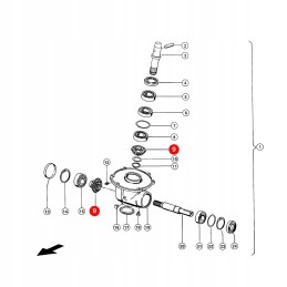 Claas 792717 pavarų komplektas 0 originalus