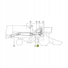 Plataus profilio diržas claas 603015 1 vartai 1413166