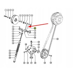 667735 1 V formos diržo įtempiklis