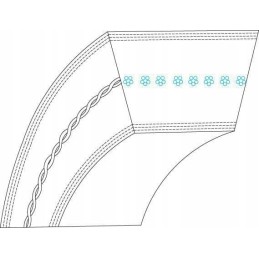 V formos diržas fgp800032