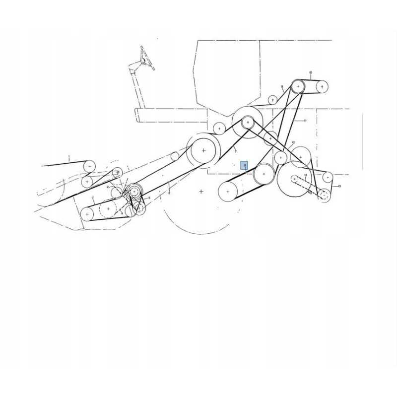Viršutinis bėgimo diržas New Holland 80230076 cnh