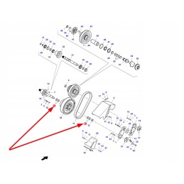 6262715m1 variatoriaus ašies poveržlė