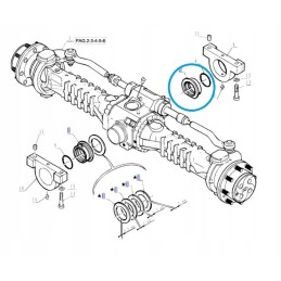 Plastikinė galinės ašies pakabos įvorė 858077