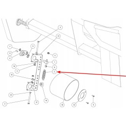 M1 30159 prailginimo spyruoklė l 100 mm
