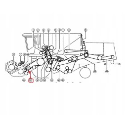 Claas Optibelt 629214 V formos diržas