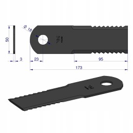 Rotacinio peilio smulkintuvas claas 065294