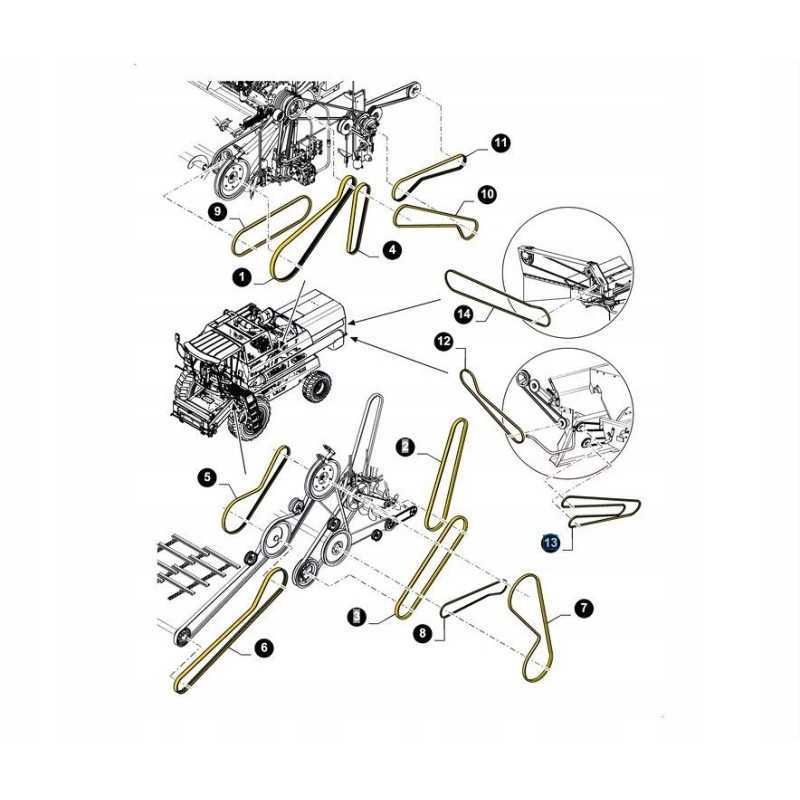 Transmisijos diržas new holland tx case ct 84056149