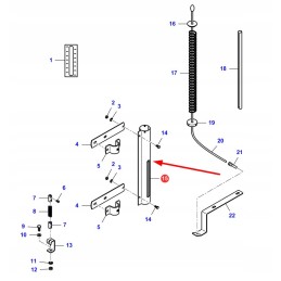 La322131550 antraštės aukščio indikatoriaus korpusas