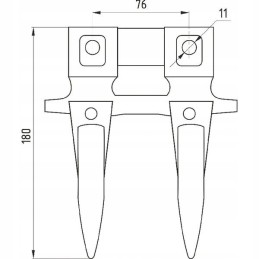 Bison z056 dvipolis durtuvas 505002005 505