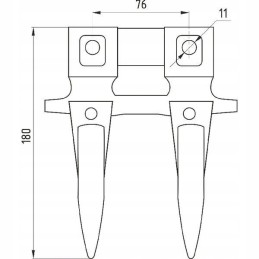 Bison z056 dvipolis durtuvas 505002005 505