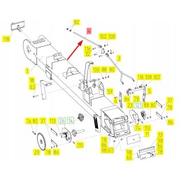 100227343 įtempimo strypas
