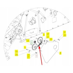 101982997 tiektuvo pavaros grandinė 16a 1 80 x 47