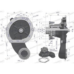 Vandens siurblys bizon sw400 warynski