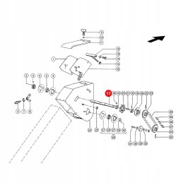 Claas konvejerio volas 600641 0 originalus