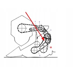 La344375178 įsiurbimo būgno pavaros grandinė