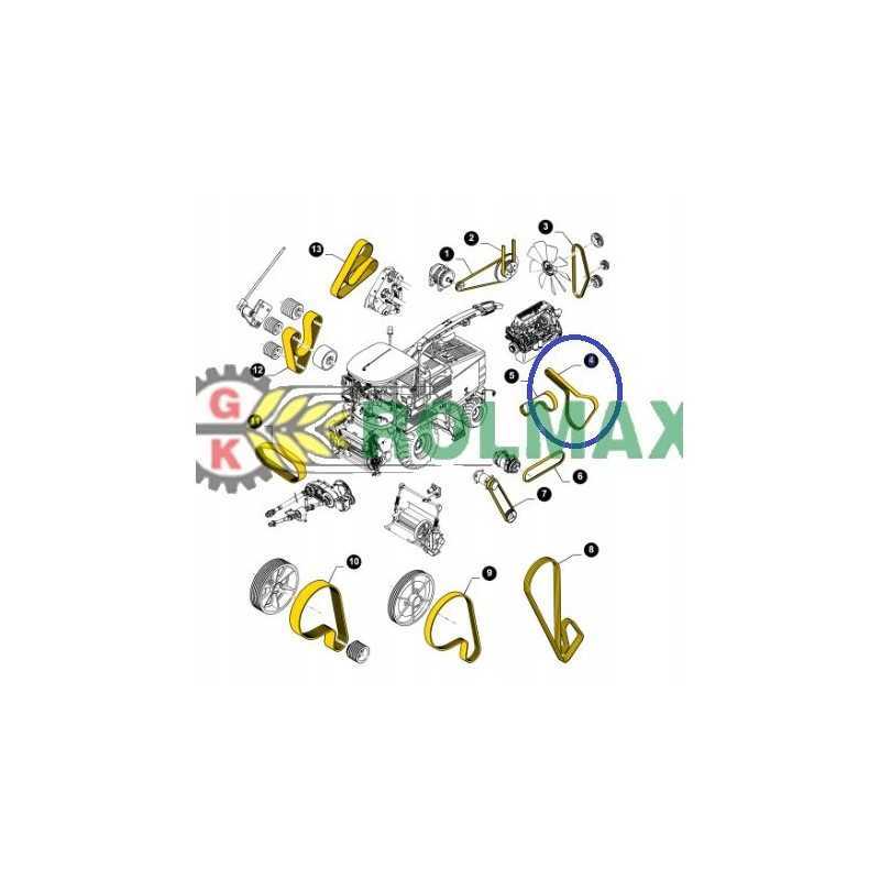 Variklio diržas 504029021 new holland cnh