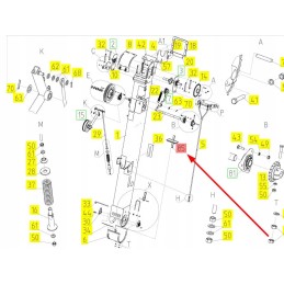 102591402 grūdų elevatoriaus grandinė