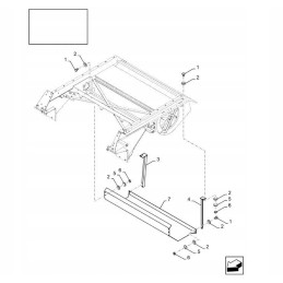 Lango dangtis new holland tc cx csx 84085581 cnh