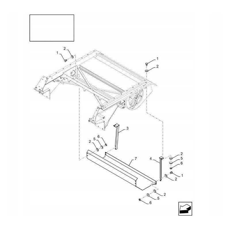 Lango dangtis new holland tc cx csx 84085581 cnh