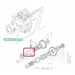 Sworzen new Holland dėklas cnh 47133291