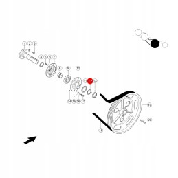 Poveržlė su nosimi 65x80 claas 669640 0 vnt.