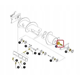 Roller antraštė new Holland case 84032891 cnh