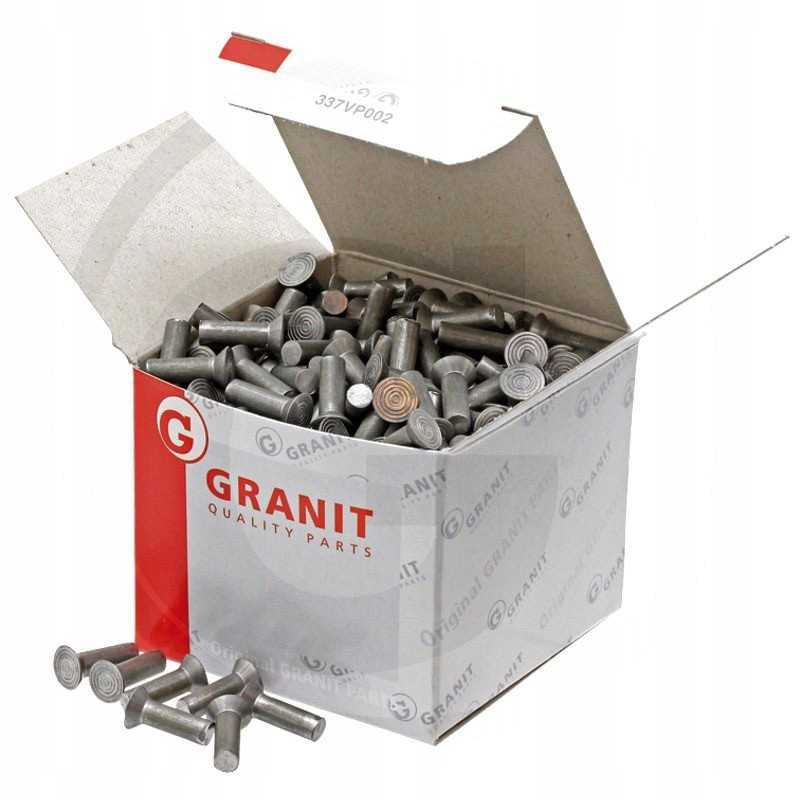 Kniedės su įleista galva, pakuotėje 85 vnt