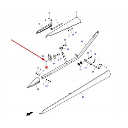 La13183801 M10 x 45 paskirstymo reguliavimo varžtas