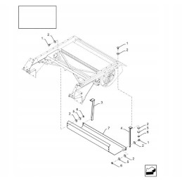 Vėjo gaubtas New Holland TC CX CSX 84085581