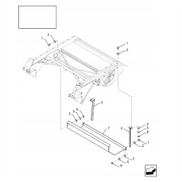 Vėjo gaubtas New Holland TC CX CSX 84085581