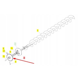 100700380 grūdų bako sraigto krumpliaratis