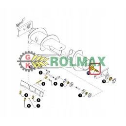 Roller antraštė new Holland case 84032891