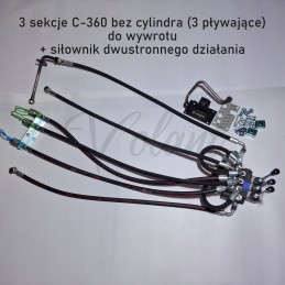Išorinis 3 sekcijų skirstytuvas C360 3xfloating