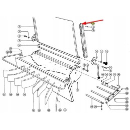 065698 0 guminis dangtelis šiaudų skirstytuvui