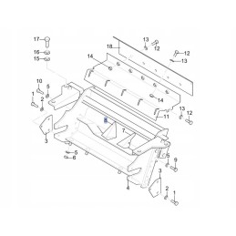 New Holland fx 84001329 pašarų kombaino denis