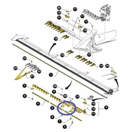 Dalgio peilis New Holland 47980548, naujo tipo