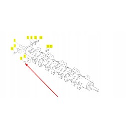101918245 išankstinio būgno dangtelio tvirtinimo varžtas