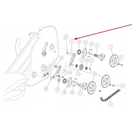 M2 30016 išorinis pavaros grandinės įtempiklis