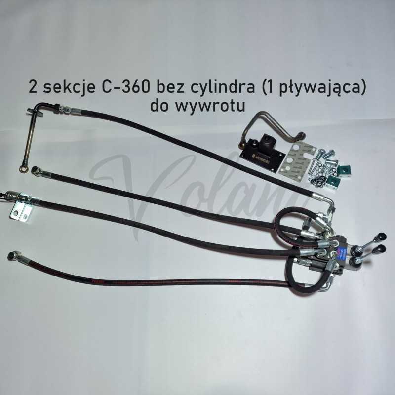 sekcijų išorinis skirstytuvas c 360, skirtas apvertimui