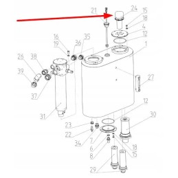 Tco703 alyvos pildymo angos dangtelis