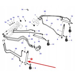 La323638700 ritės hidraulinis cilindras