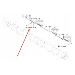 358344 00 įsiurbimo būgno pirštas m16 x 275