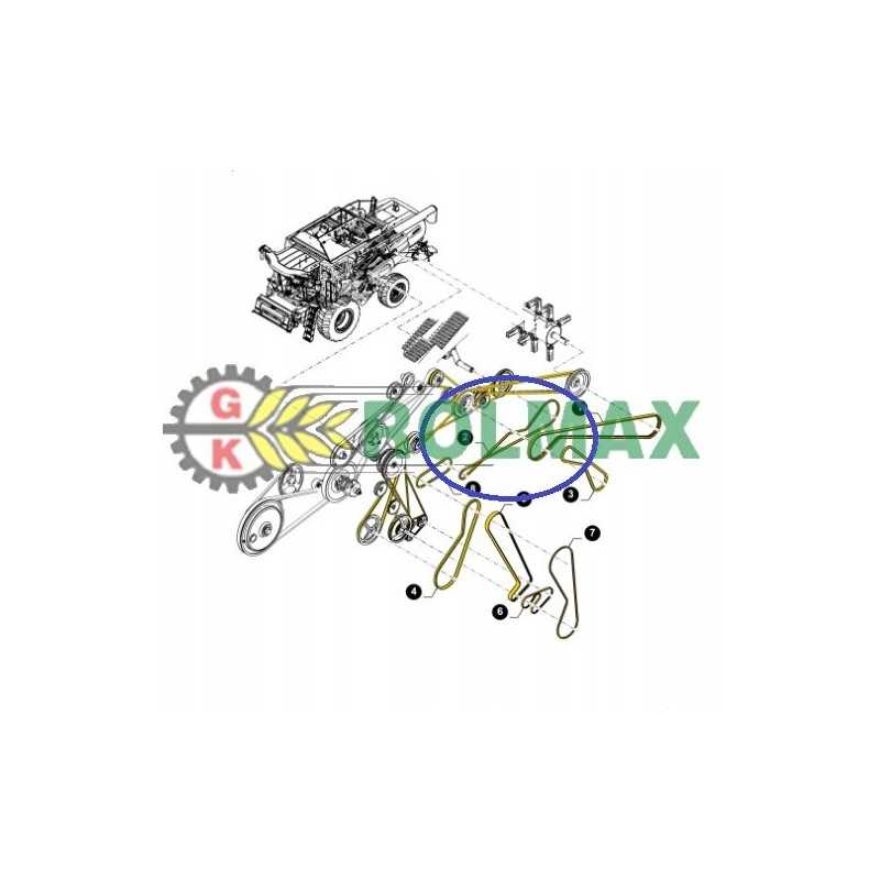 Šaudyklės pavaros diržas 84057482 new holland cnh