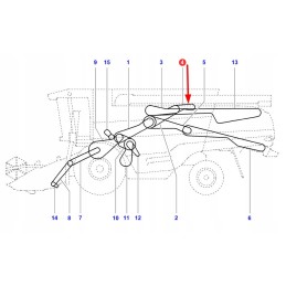 6237302m1 kompozitinis trapecinis diržas 4spb x 2140lp