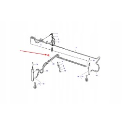 La321973250 ritės hidraulinė žarna