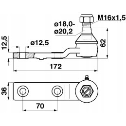 Claas PQ AGV 670120 dalgio galvutė