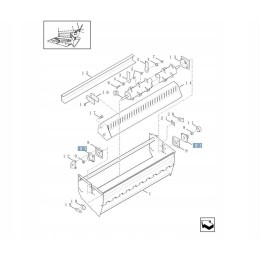 New Holland CNH 84019575 guolių korpusas