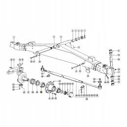 Stebulės guolis 70x125x41mm claas 215149 0 originalus
