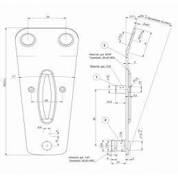 Lenkiško tipo rotacinės vejapjovės peilių laikiklis