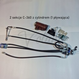 2 sekcijų skirstytuvas C 360, išorinis, plūduriuojantis